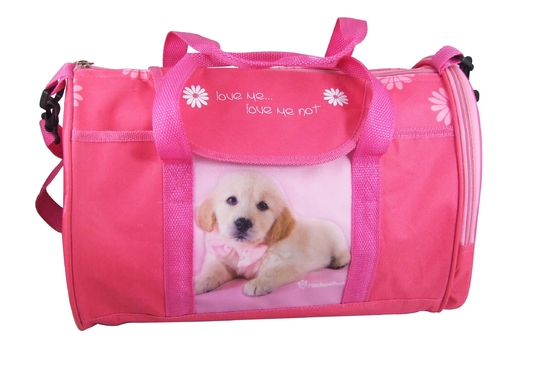 Os esportes de pouco peso portáteis do curso da bolsa ensacam o teste padrão cilíndrico 35×22×22 cm do animal de estimação